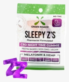 Sleepy Z S Gummies - Green Roads Cbd Sleepy Z's, HD Png Download, Transparent PNG