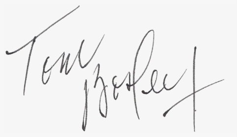 Tom Bosley - Calligraphy, HD Png Download, Transparent PNG