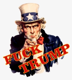 Potus Donald Trump United States President Fuck Trump - Uncle Sam, HD Png Download, Transparent PNG
