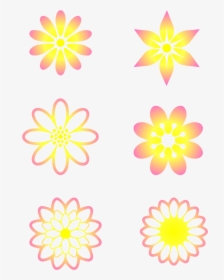 Fantasy Gradient Floral Decorative Elements Dreamy - Design, HD Png Download, Transparent PNG