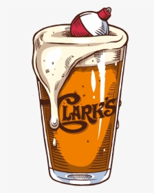 Beer And Bobber Illustration With Logo Color - Beer, HD Png Download, Transparent PNG