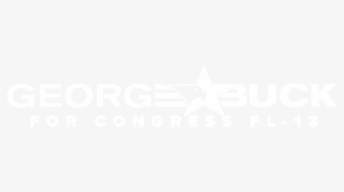 George Buck For Congress - Johns Hopkins Logo White, HD Png Download, Transparent PNG
