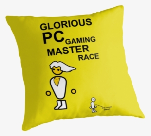 Glorious Pc Gaming Master Race - Cushion, HD Png Download, Transparent PNG