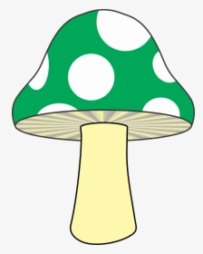 Clip Art Mushroom Green, HD Png Download, Transparent PNG