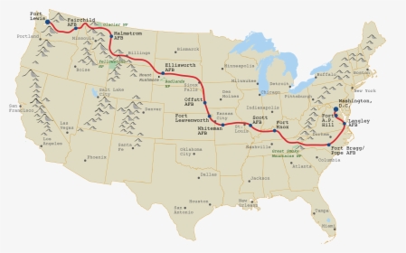 Top 7 Longest Roads In The World Page 7 Of 7 Trending - Camp Wood Lewis And Clark Map, HD Png Download, Transparent PNG