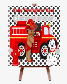 Black & Red Firefighter Baby Shower Poster - Friendship Bracelet, HD Png Download, Transparent PNG