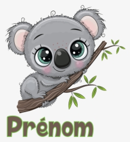 Cartoon Koala On A Tree, HD Png Download, Transparent PNG