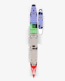 Boeing 747 400er Seat Map, HD Png Download, Transparent PNG
