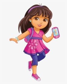 Dora Transparent And Friend - New Dora Cartoon, HD Png Download, Transparent PNG