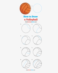 How To Draw Volleyball - Tomato Drawing Step By Step, HD Png Download, Transparent PNG