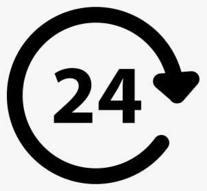 24 Hours Service - 24 Hour Service Icon Png, Transparent Png, Transparent PNG