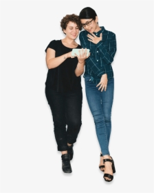People Watching A Phone - Discussion Women, HD Png Download, Transparent PNG