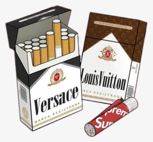 #cigarrillo #cigarros #versace #louisvuitton #supreme - Nicotine Trap, HD Png Download, Transparent PNG