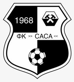 Sasa Logo Black And White - Fk Kamenica Sasa, HD Png Download, Transparent PNG