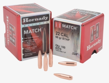 Hornady Match Rifle Bullets - Bullet, HD Png Download, Transparent PNG