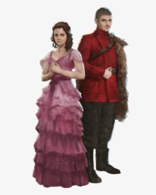 Hermione And Viktor Krum In Their Yule Ball Outfits - Yule Ball Hermione And Viktor, HD Png Download, Transparent PNG