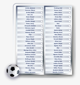 Football Superstar Stickers Panini , Png Download - Checklist Adrenalyn Plus 2019, Transparent Png, Transparent PNG