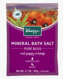 Body Washes, Soaks & Salts - Kneipp Mineral Bath Salts In Dream Away, HD Png Download, Transparent PNG