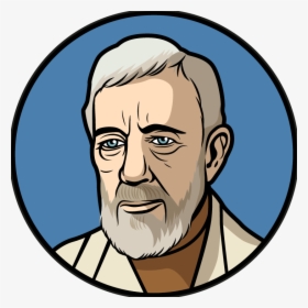 Draw Obi Wan Kenobi Face Easy, HD Png Download, Transparent PNG
