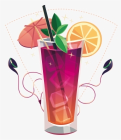 Juice Drink Cartoon Poster Promotional Material Transprent, HD Png Download, Transparent PNG