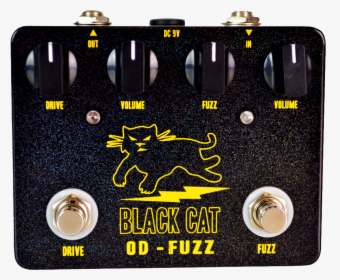 Black Cat Pedals Od-fuzz - Black Cat Pedals, HD Png Download, Transparent PNG
