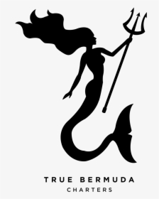 Transparent Mermaid Silhouette Png - Illustration, Png Download, Transparent PNG