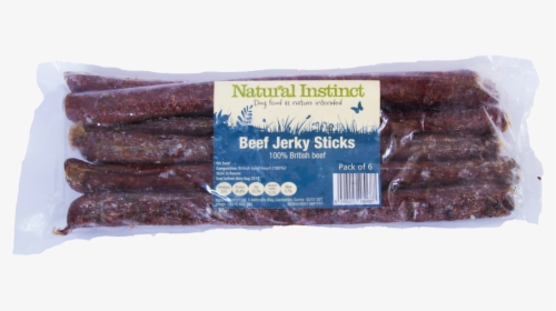 Natural Instincts Beef Jerky Sticks Raw Dog Treats - Signage, HD Png Download, Transparent PNG
