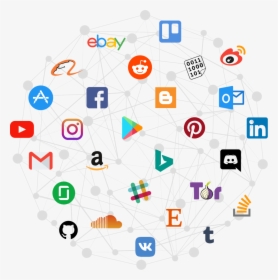 All Social Media Icons 2019, HD Png Download, Transparent PNG