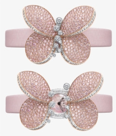 Graff Princess Butterfly White Gold & Pink Diamonds - Graff, HD Png Download, Transparent PNG