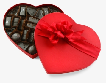 Valentines Day Gift Heart Box Of Chocolates, HD Png Download, Transparent PNG