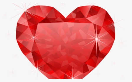 Cute Flower Heart Design Paper Imagefullycom Images, - Red Gemstone Heart Shaped, HD Png Download, Transparent PNG