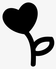 Heart Shaped Flower - Flor En Forma De Corazon Png, Transparent Png, Transparent PNG