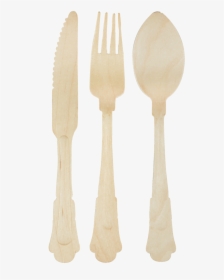 Wooden Disposable Cutlery Set Of - Knife, HD Png Download, Transparent PNG