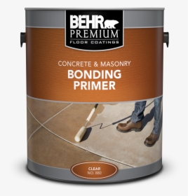Can Of Concrete & Masonry Bonding Primer - Behr White Concrete Stain, HD Png Download, Transparent PNG
