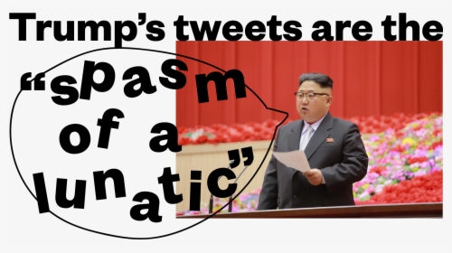 North Korea Calls Trump S Nuclear Tweets The Spasm - Public Speaking, HD Png Download, Transparent PNG