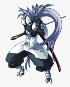 Blazblue Continuum Shift Hakumen, HD Png Download, Transparent PNG