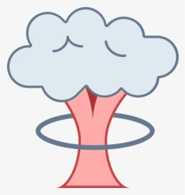 Mushroom Cloud Icon - Imac Office Icon Visualpharm Clipart, HD Png Download, Transparent PNG