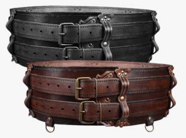 Luthor Leather Double Belt - Medieval Wide Leather Belt, HD Png Download, Transparent PNG