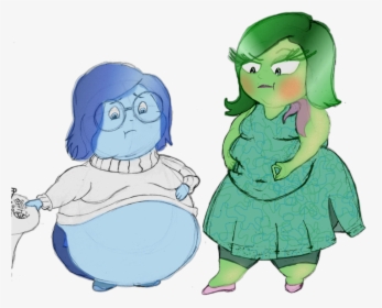 Inside Out Disgust Png - Inside Out Disgust And Sadness, Transparent Png, Transparent PNG