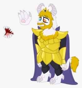 King Asgore Dreemurr Fanart With Armor Full Body, HD Png Download, Transparent PNG