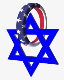 Usa Israel Ring Star Clipart , Png Download - Star Of David Icon Png, Transparent Png, Transparent PNG