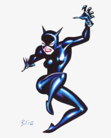Catwoman Batman Two-face Alfred J - Bruce Timm Catwoman, HD Png Download, Transparent PNG