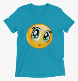 Cute Manga Girl Emoji T Shirt - Donald Duck Tshirt, HD Png Download ...
