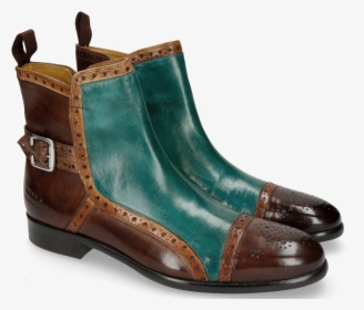 Ankle Boots Henry 2 Dark Brown Tan Green - Melvin Et Hamilton Rico 5, HD Png Download, Transparent PNG