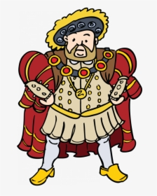 Download Henry 8 Clipart Henry Viii House Of Tudor - Henry The 8th Cartoon, HD Png Download, Transparent PNG