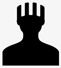 Man With Striped Hat - Silhouette, HD Png Download, Transparent PNG