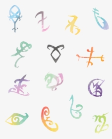 Shadowhunter Runes Watercolour, HD Png Download, Transparent PNG