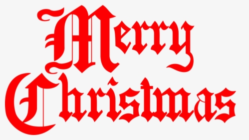 Christmas Merry Christmas Italic Text Clipart Png - Merry Christmas The Word, Transparent Png, Transparent PNG