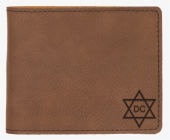 Star Of David Initials Leatherette Bi Fold Wallet  title - Wallet, HD Png Download, Transparent PNG