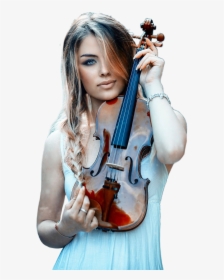 Violinist   violin Challenge - عکس دختر با ویولن, HD Png Download, Transparent PNG